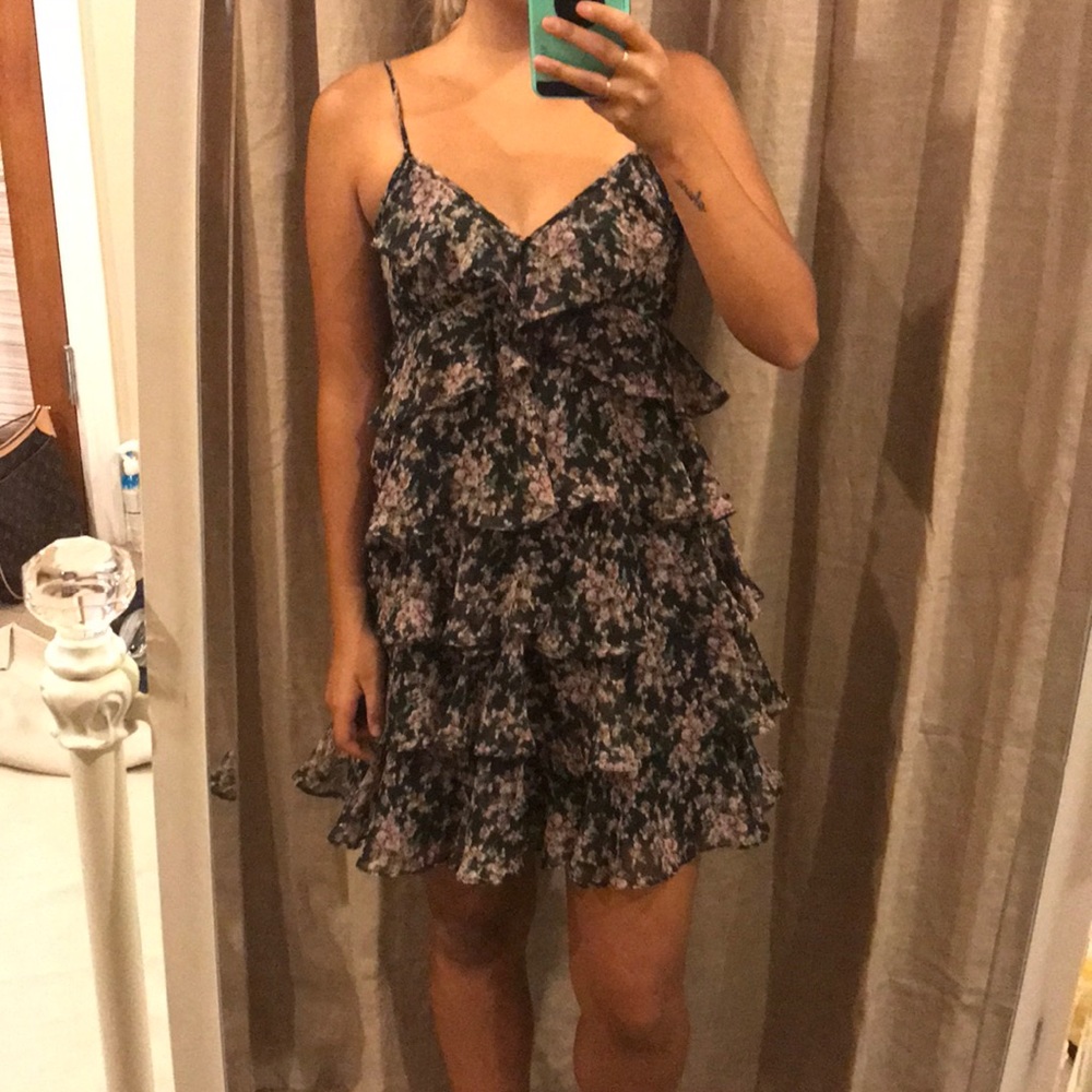 Floral Ruffle Dress - Picture 4 of 6